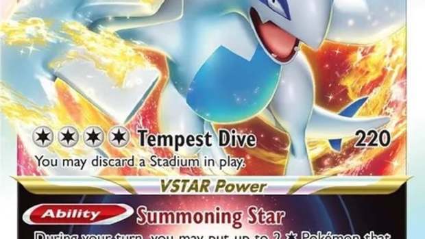 Lugia Vstar card Pokemon tcg